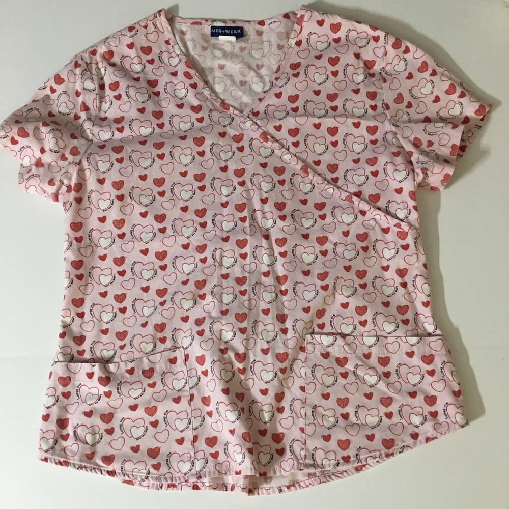 MedWear Valentine’s Scrub Top